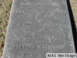 Bertha P Robinson