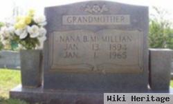 Nannie Bea Mcmillan Mcmillan