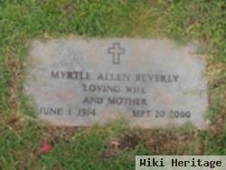 Myrtle Lavenia Allen Beverly