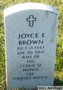 Joyce E Brown