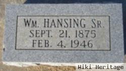 William Hansing, Sr