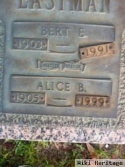 Alice B Eastman