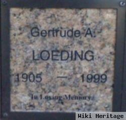 Gertrude A. Loeding