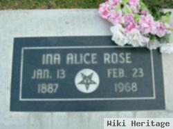 Ina Alice Pugh Rose