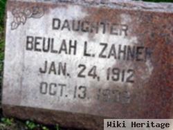 Beulah L. Zahner