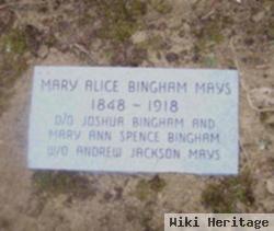 Mary Alice Bingham Mays