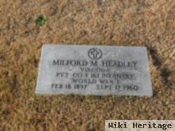 Milford Mckinley Headley