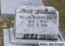 Willie Worth Peek