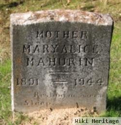 Mary Alice Fryar Mahurin