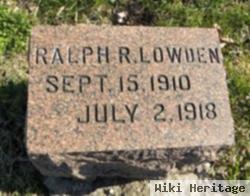 Ralph R Lowden