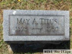 May A Whittaker Titus