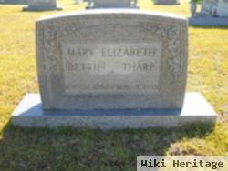 Mary Elizabeth "bettie" Tharp