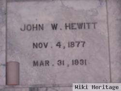 John W Hewitt