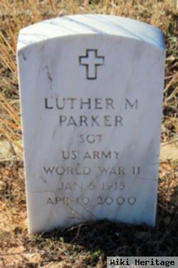 Sgt Luther M Parker