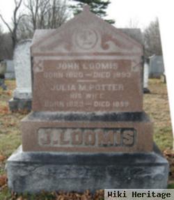 Julia M Potter Loomis