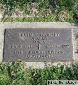 Ervin G Grigsby