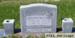 Albertha Willard