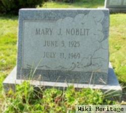 Mary J Heberling Noblit