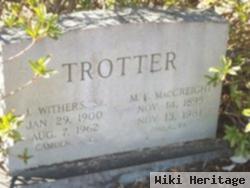 M.e. Maccreight Trotter