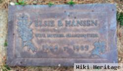 Elsie B Hansen