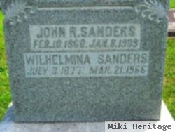 Wilhelmina "minnie" Orth Sanders