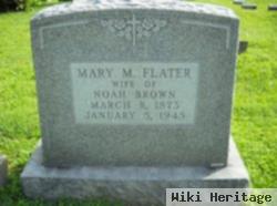 Mary Matilda Flater Brown