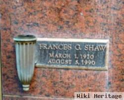 Francis G Shaw