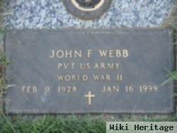 Pvt John F. Webb