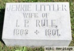 Jennie Littler Rule