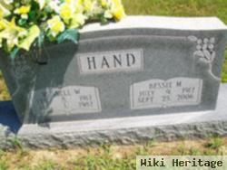 Bessie M. Hicks Hand