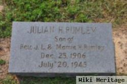 Julian Haskett Rumley