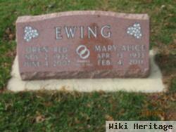 Oren Duane "red" Ewing