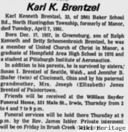 Karl Kenneth Brentzel