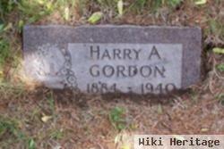 Harry A Gordon