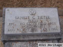 Pfc Ernest C. Tietze