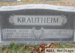 Francis John "frank" Krautheim