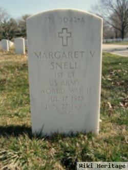 Margaret V Snell