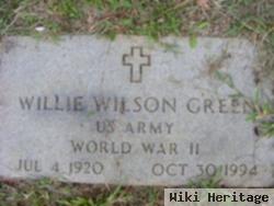 Willie Wilson Green