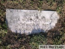 Alta Johnson Britt