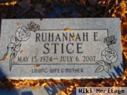 Ruhannah E. Stice