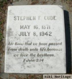 Stephen Francis Cude