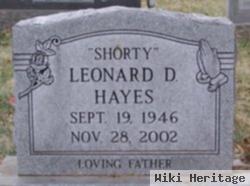 Leonard D. "shorty" Hayes