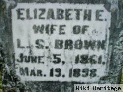 Elizabeth E Brown