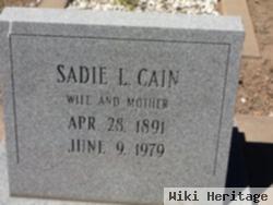 Sadie L Cain