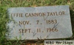 Effie Cannon Taylor