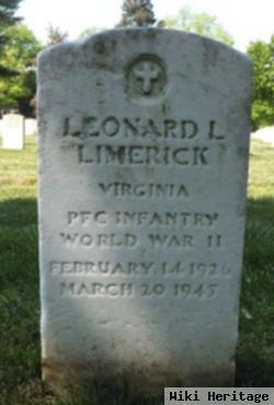 Pfc Leonard L Limerick