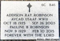 Addison Ray "add" Robinson