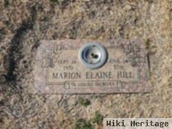 Marion Elaine Hill