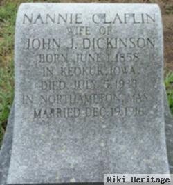 Nannie Claflin Dickinson
