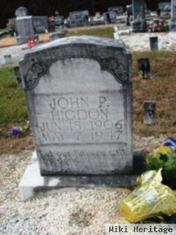 John P Higdon